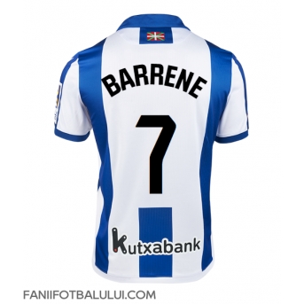 Real Sociedad Ander Barrenetxea #7 Tricou Fotbal Replică 2024-25 Barbati Acasa